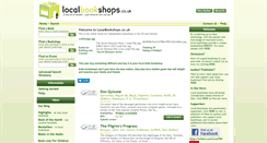 Desktop Screenshot of localbookshops.tbphost.co.uk