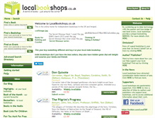 Tablet Screenshot of localbookshops.tbphost.co.uk